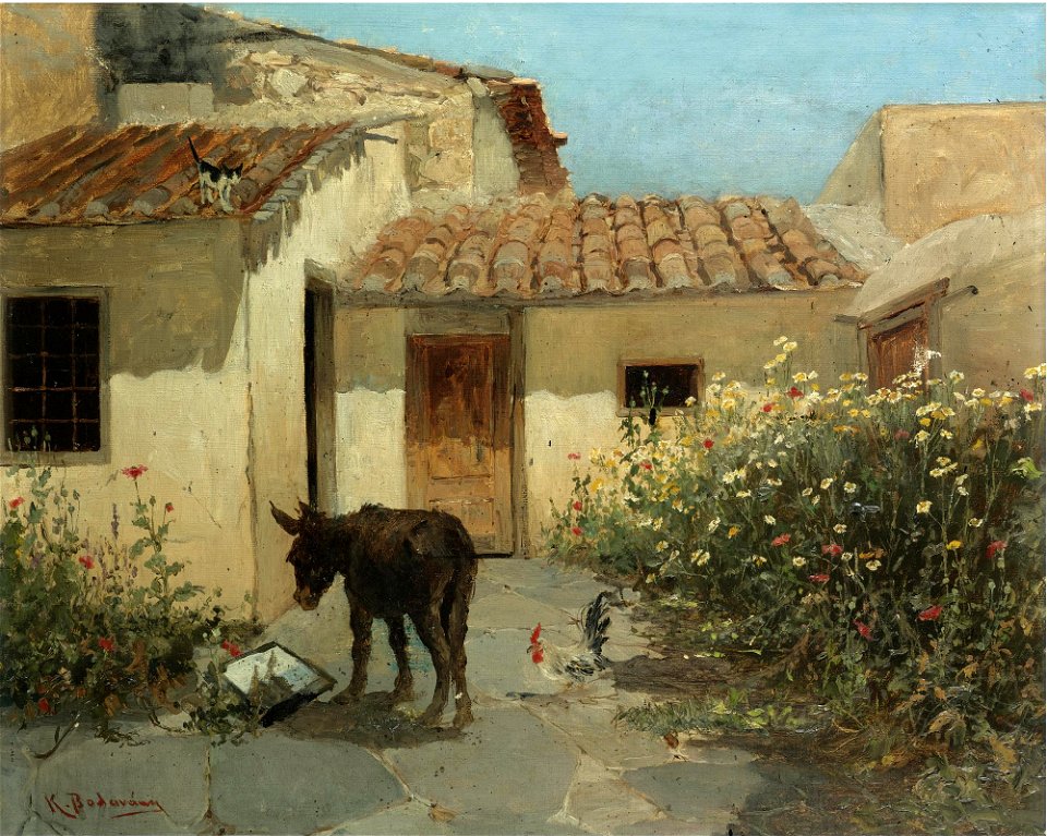 Κωνσταντίνος Βολανάκης - Στον κήπο