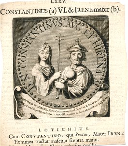 Constantinus VI. & Irene mater Erfgoedcentrum Rozet 300 191 d 6 C 38