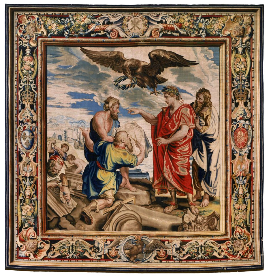 Constantine Directing the Building of Constantinople (tapestry) - 1623-1625
