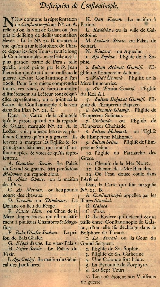 Constantinopolis - Bruyn Cornelis De - 1714