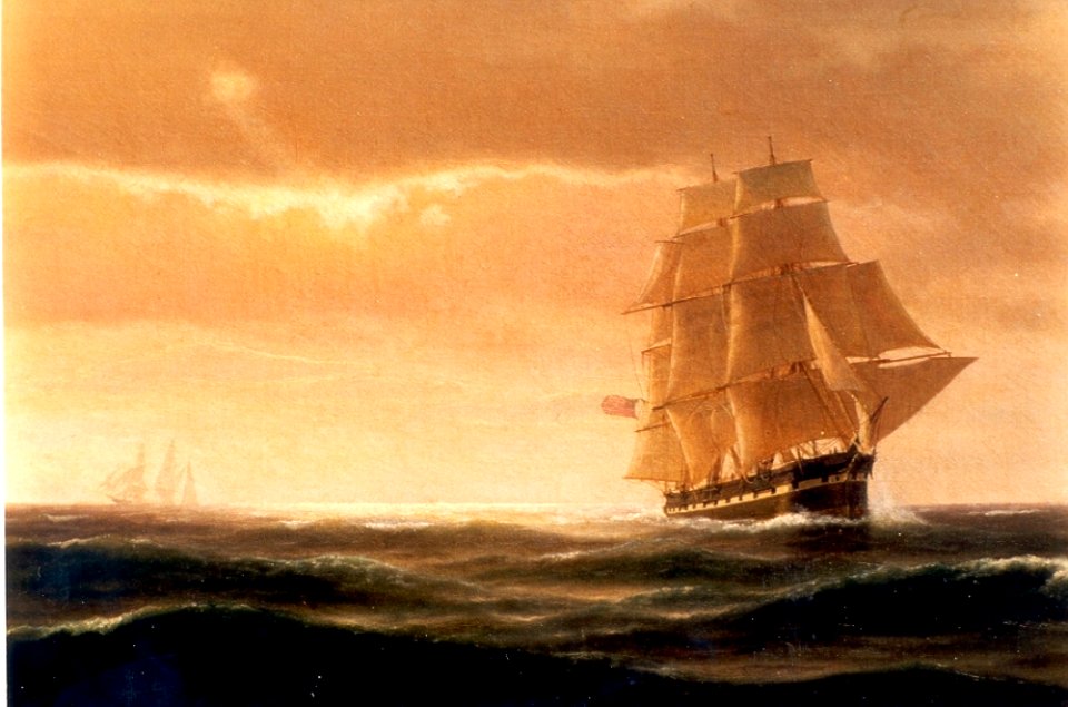 Constitution Under Sail, by John Eric Christian Petersen 5148