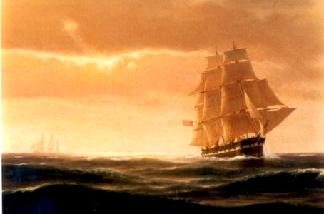 Constitution Under Sail, by John Eric Christian Petersen 5148