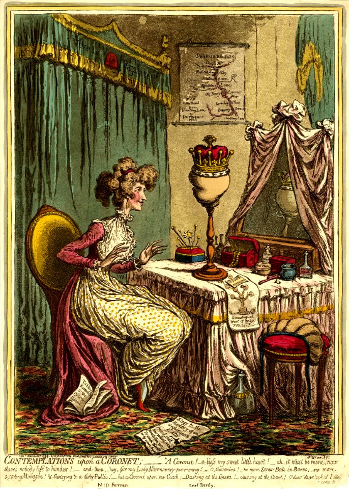 Contemplation upon a Coronet; (BM 1868,0808.6609)
