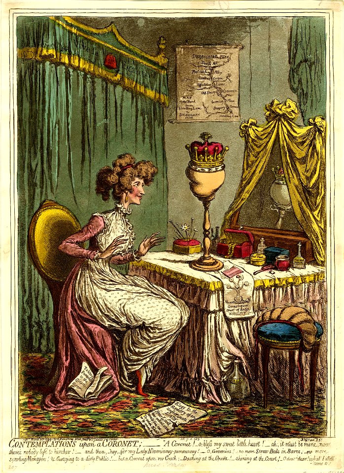 Contemplation upon a Coronet; (BM 1851,0901.853)