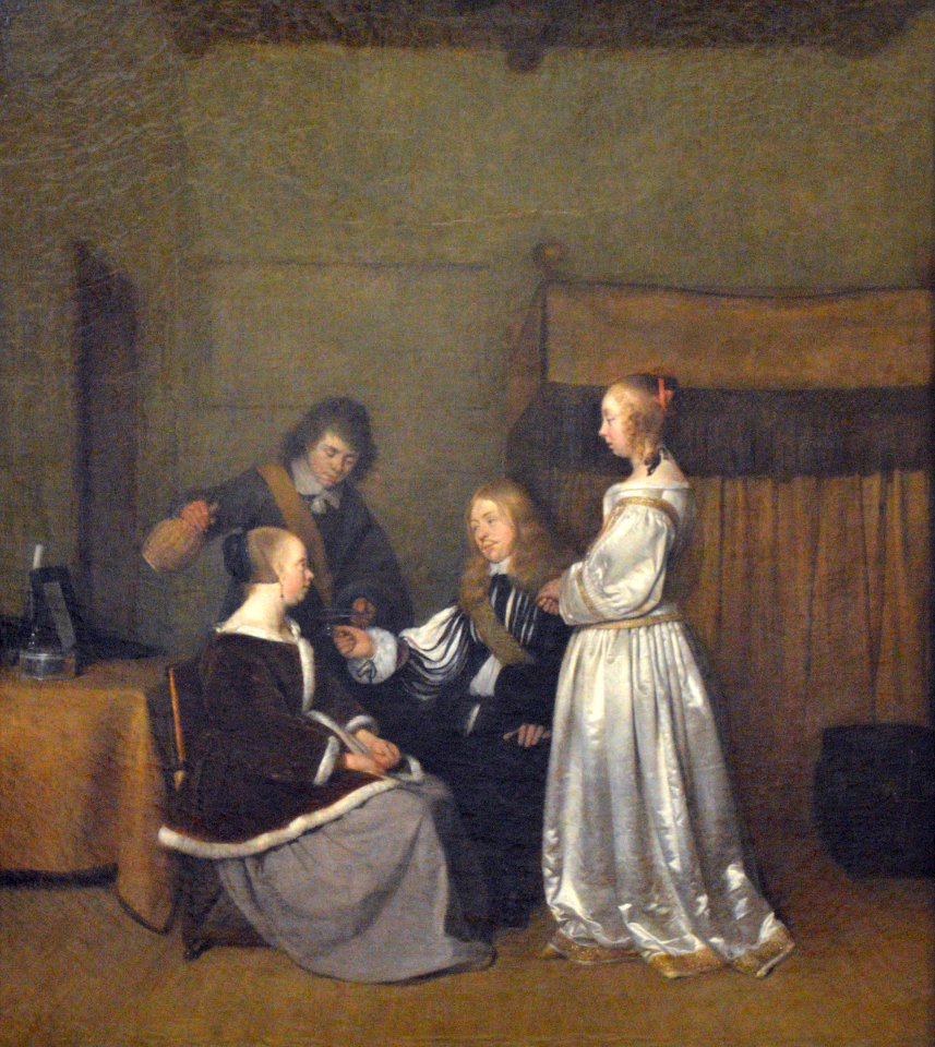 Conversation galante-Gerard ter Borch