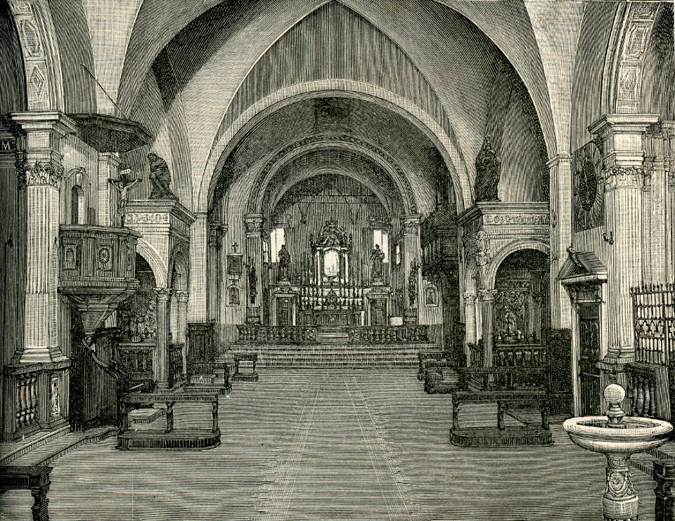 Convento della Verna Interno della chiesa principale