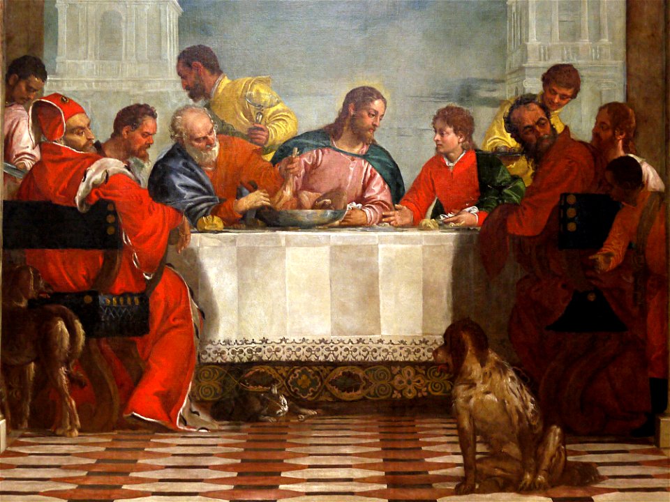 Convito in casa di Levi Veronese Accademia Cat203 n01