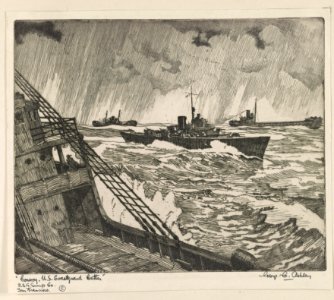 Convoy, U.S. Coastguard cutter LCCN2003679899