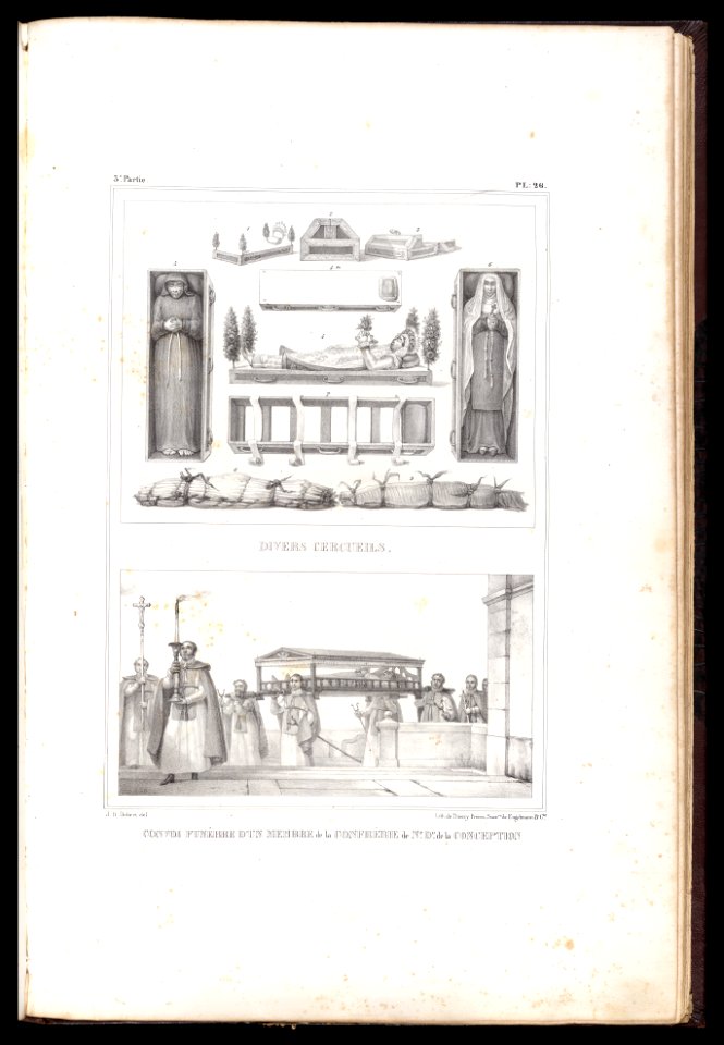 Convoi funébre d'un membre de la Confrérie de Ne. De. de la Conception (2), da Coleção Brasiliana Iconográfica