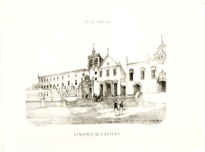 Convento de S. Antonio, da Coleção Brasiliana Iconográfica
