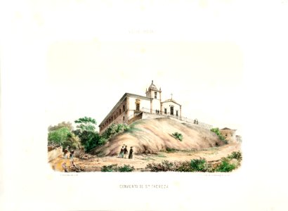 Convento de Sta. Thereza, da Coleção Brasiliana Iconográfica