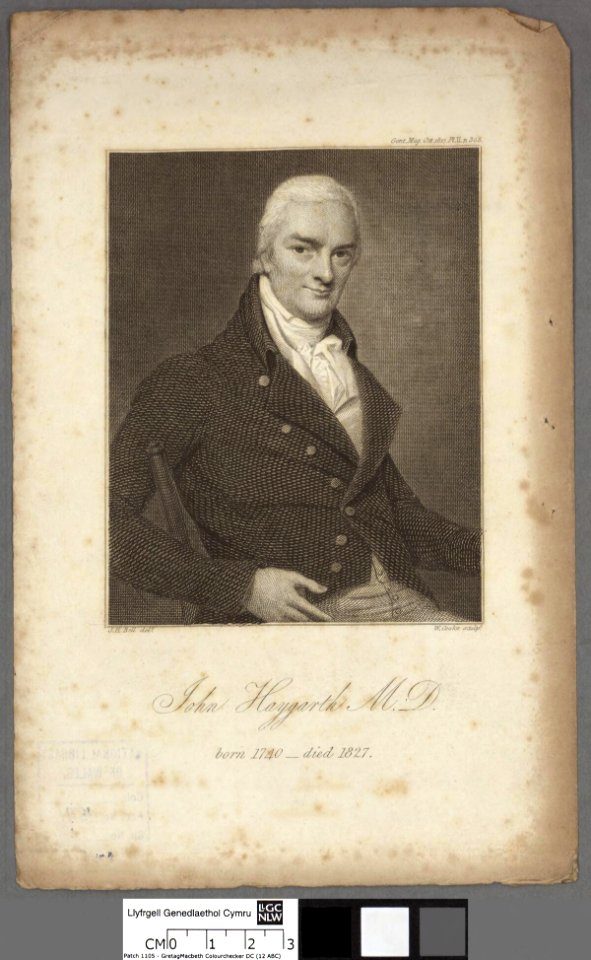 Portrait of John Hoygarth, M.D. orn 1740-died 1827 (4672571)