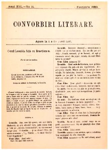 Convorbiri literare - Conu Leonida față cu reacțiunea