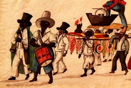 Convite para lidia de toros con muñecones. 17 de enero de 1835 (Detalle)