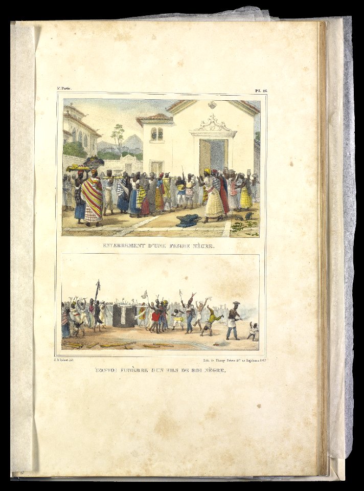 Convoi funèbre dun fils de roi nègre (2), da Coleção Brasiliana Iconográfica