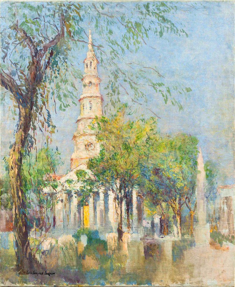 'St. Philip's Church, Charleston' by Colin Campbell Cooper
