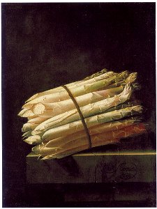 Adriaen Coorte - Still Life of Asparagus. Free illustration for personal and commercial use.