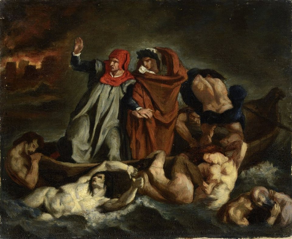 Copie d'après La Barque de Dante de Delacroix - Edouard Manet (B 830)