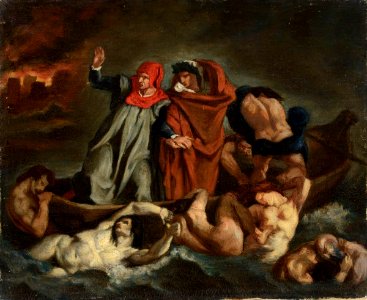 Copie d'après La Barque de Dante de Delacroix - Edouard Manet (B 830)