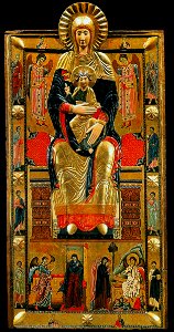 Coppo di Marcovaldo. Madonna. 1250-60 Santa Maria Maggiore, Florence.