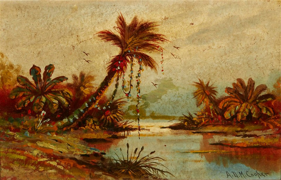 Seminole Country by Astley David Middleton Cooper, oil on board