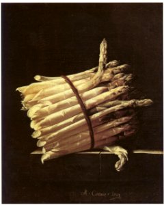 Adriaen Coorte - Still Life of Asparagus - Fitzwilliam. Free illustration for personal and commercial use.