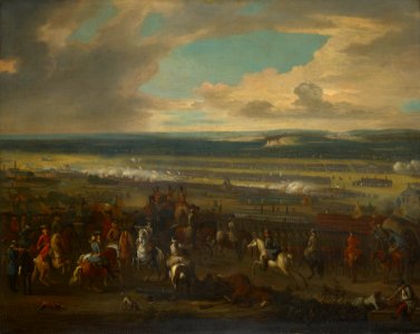 Copy after Jan van Huchtenburgh (Haarlem 1647-Amsterdam 1733) - The Battle of Chiari, 1701 - RCIN 404897 - Royal Collection