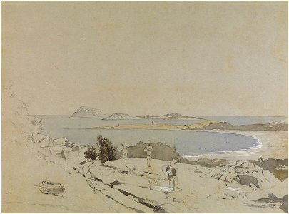 Copacabana from Forte de Lima (Leme), da Coleção Brasiliana Iconográfica