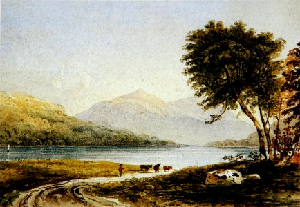 Copy of A. V. Copley Fielding's Loch Achray Ruskin