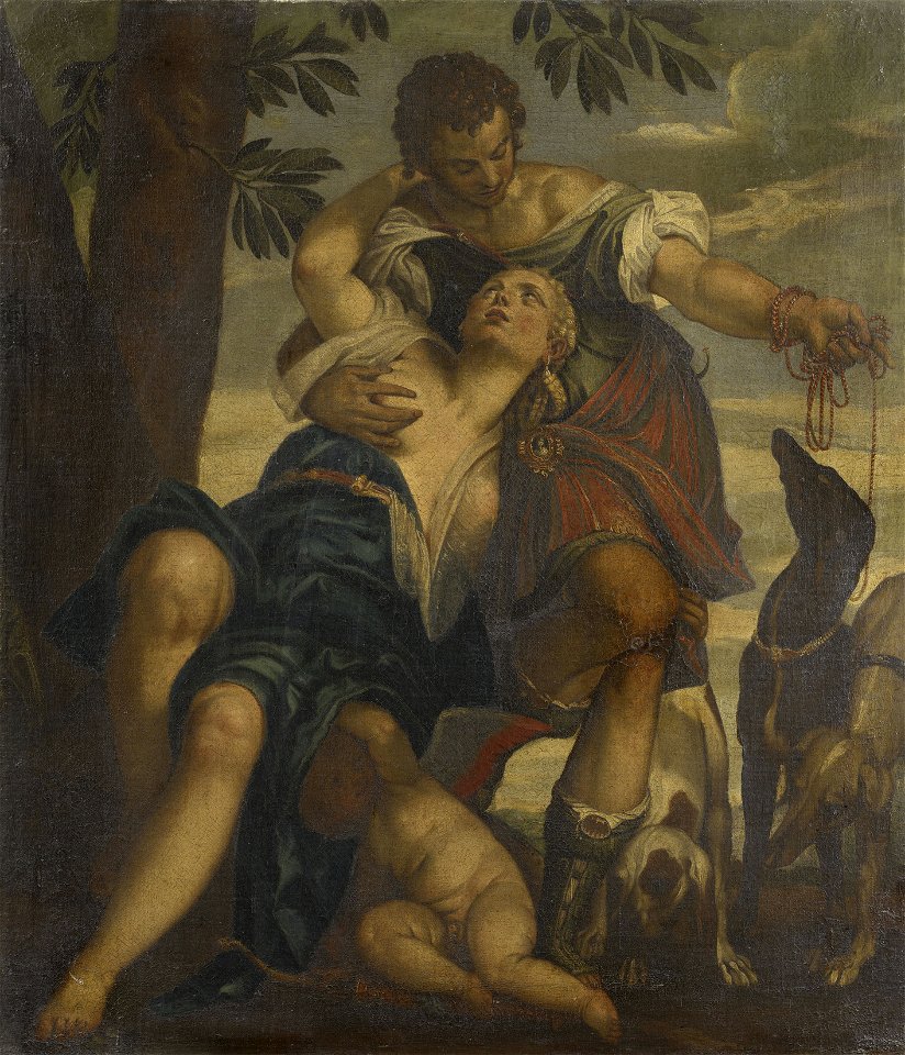 Copy after^ Paolo Veronese (1528-88) - Venus and Adonis - RCIN 403238 - Royal Collection