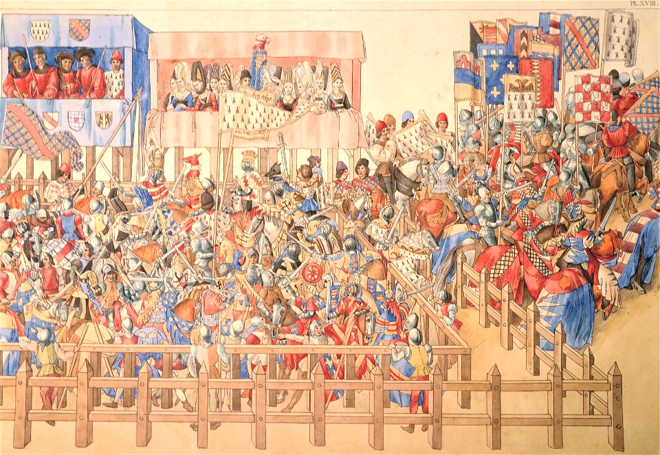 Copie d’après le Livre des Tournois de René d’Anjou-Etienne Rey-MBA Lyon 2014