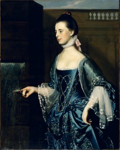 John Singleton Copley - Mrs. Daniel Sargent (Mary Turner) - Google Art Project. Free illustration for personal and commercial use.