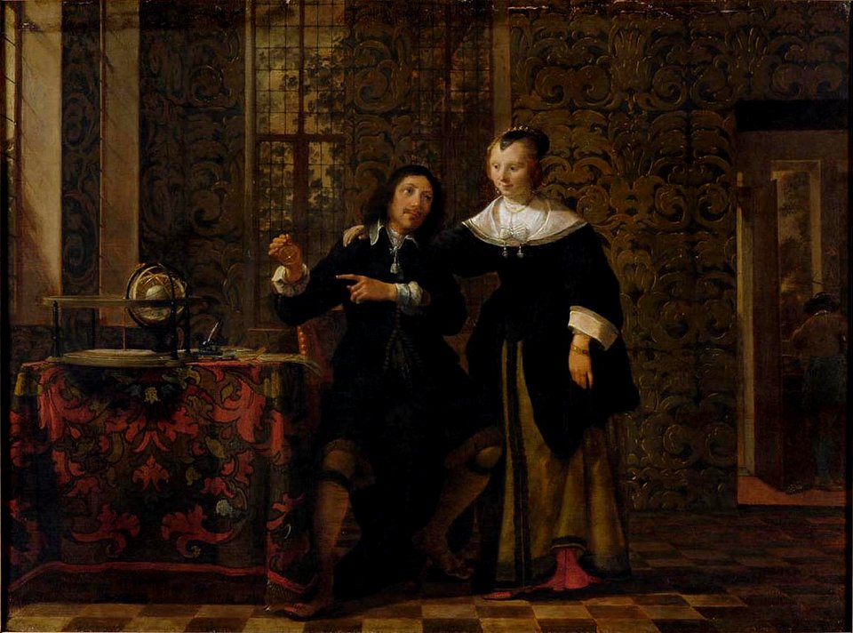 Coques, L'astronome et sa femme