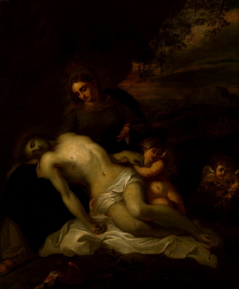 Copy after Annibale Carracci (Bologna 1560-Rome 1609) - The Pietà - RCIN 402896 - Royal Collection