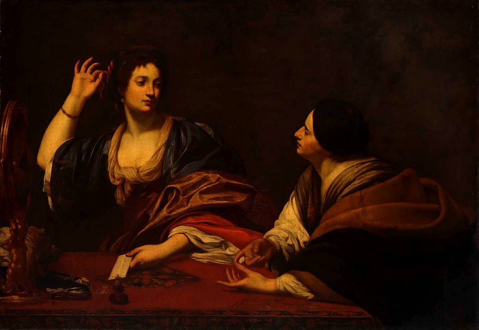 Copy after Elisabetta Sirani - Martha Scolding Her Vain Sister Mary Magdalene - 1998.41.1 - Smithsonian American Art Museum