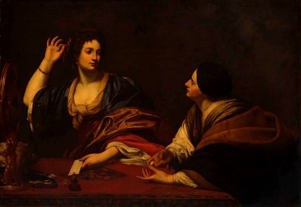 Copy after Elisabetta Sirani - Martha Scolding Her Vain Sister Mary Magdalene - 1998.41.1 - Smithsonian American Art Museum