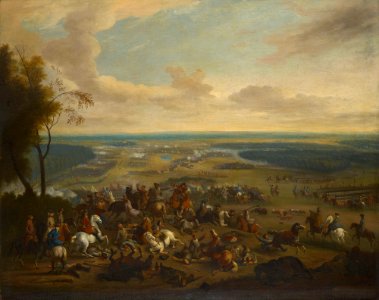 Copy after Jan van Huchtenburgh (Haarlem 1647-Amsterdam 1733) - The Battle of Malplaquet, 1709 - RCIN 404898 - Royal Collection
