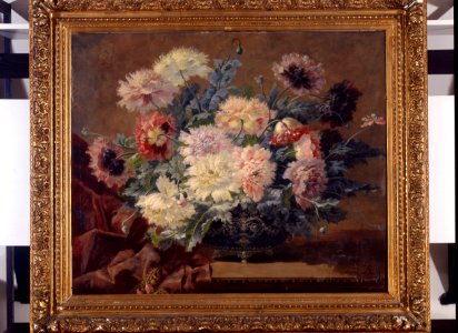 Corbeille de pivoines - Paul Biva - musée d'art et d'histoire de Saint-Brieuc, DOC 72