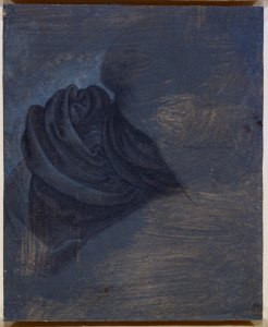 Copy after Leonardo da Vinci - RCIN 912528, The drapery at the Virgin's hip c.1517-20