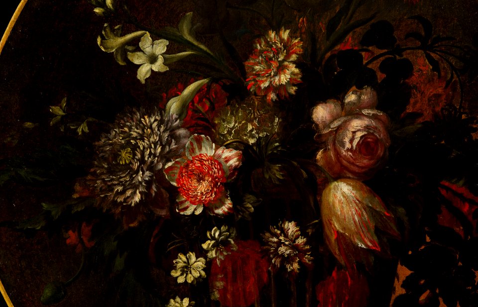 Corbeille de fleurs, détail (phbw12 0182)