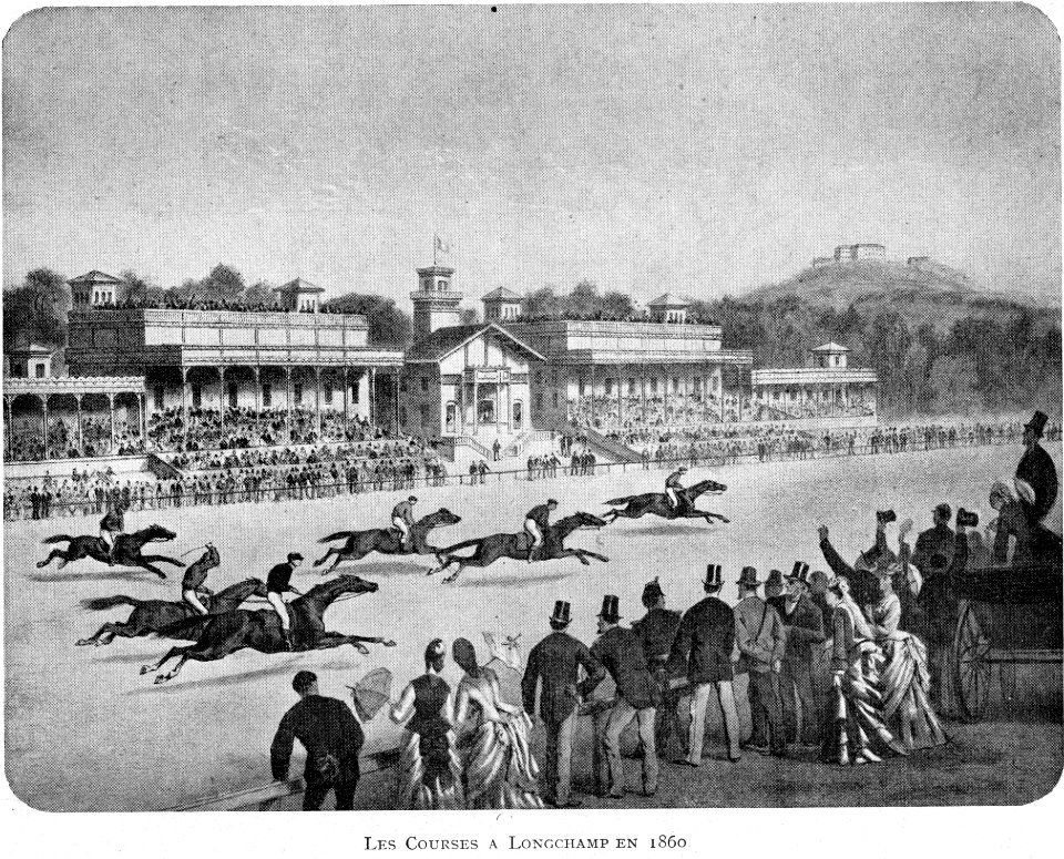 Corbel036 Les courses à Longchamp en 1860