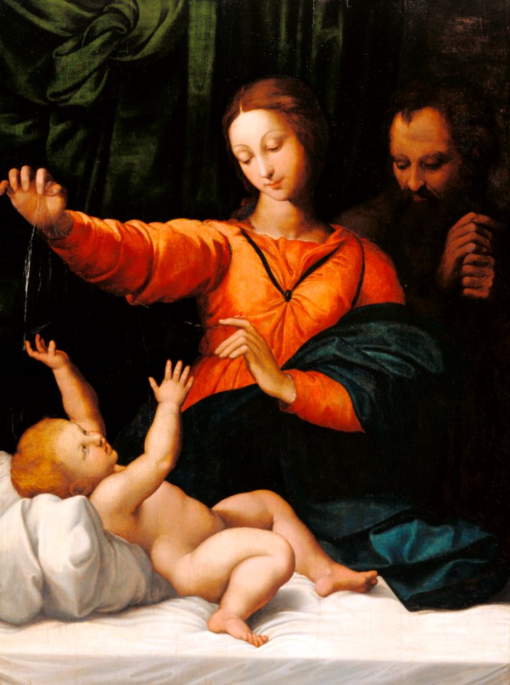 Copy after Raphael (Raffaello Sanzio) - The Holy Family (The Madonna del Velo, Madonna di Loreto) - 71.PB.16 - J. Paul Getty Museum