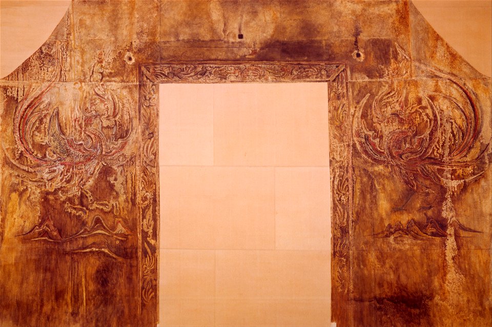 Copy of Tomb Mural - Blue Dragon • White Tiger • Red Phoenix • Black Tortoise and Serpent - Google Art Project