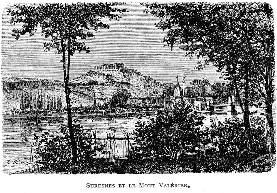 Corbel041 Suresnes et le Mont Valérien