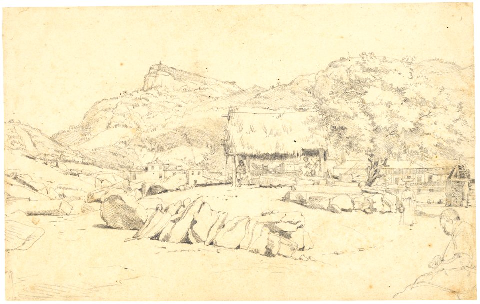 Corcovado from Stone Quarry, da Coleção Brasiliana Iconográfica