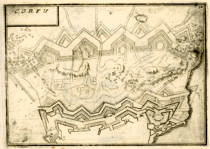Corfù - Coronelli Vincenzo - 1688