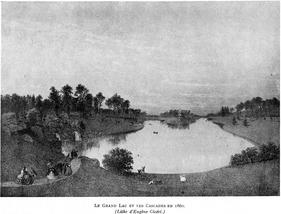Corbel025 Le Grand Lac et les Cascades en 1860
