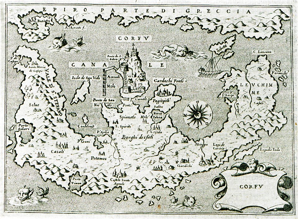 Corfu - Porcacchi Tomaso - 1620