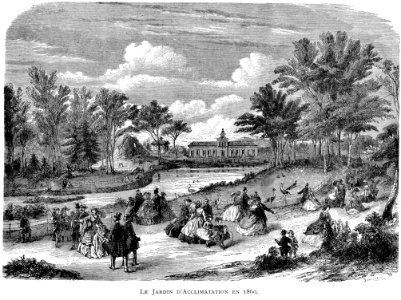 Corbel031 Le Jardin d'Acclimatation en 1860
