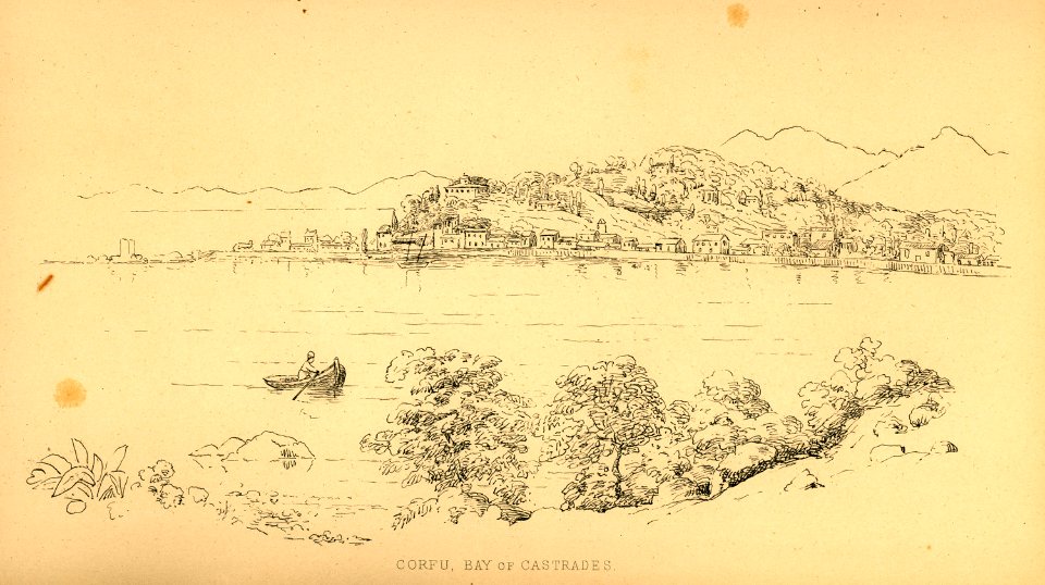 Corfu, bay of Castrades - O’hara (smith) - - 1859